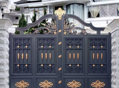 Mẫu cửa sắt 2 cánh đẹp đơn giản Khangphat Door