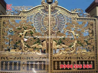 Lắp đặt cổng nhôm đúc Quận 10