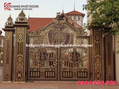 Lắp đặt cổng nhôm đúc Quận 2