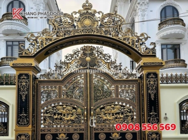 Lắp đặt cổng nhôm đúc Quận 5