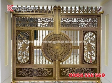 Lắp đặt cổng nhôm đúc Quận 6