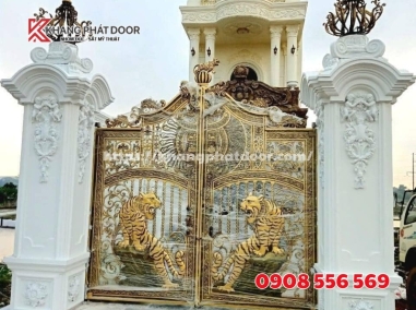 Lắp đặt cổng nhôm đúc Quận 7