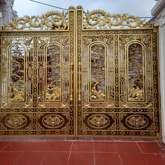 Cổng phong thủy tùng -trúc-cúc mai